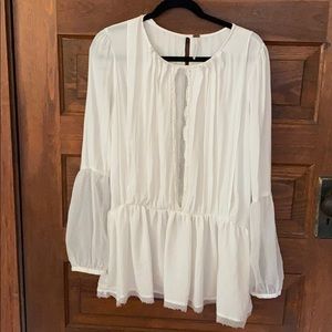 Free people white blouse